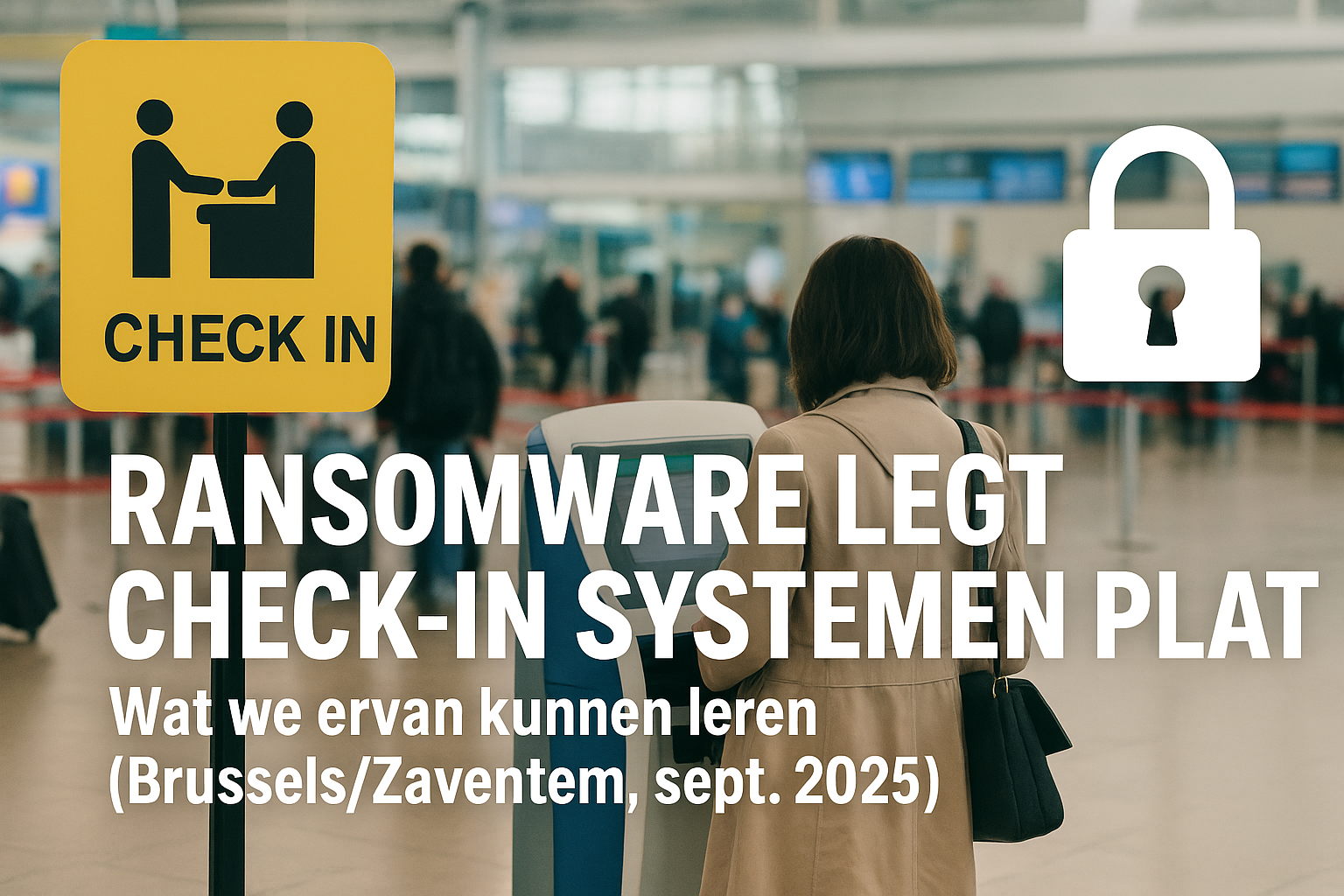 Met ganzenveer en perkament op Zaventem!